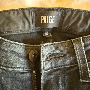 PAIGE High Rise Bell Canyon Jeans - Black